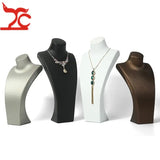 PU Leather Display Bust Mannequin Necklace Display