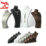 PU Leather Display Bust Mannequin Necklace Display