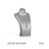 PU Leather Display Bust Mannequin Necklace Display