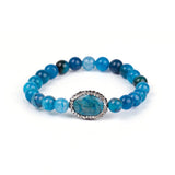 Natural Stone Bracelets Women Gemstone Jewelry Summer