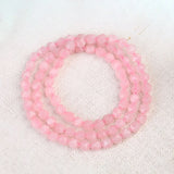 Pink Crystal Quartzite Stone Bracelet for Women