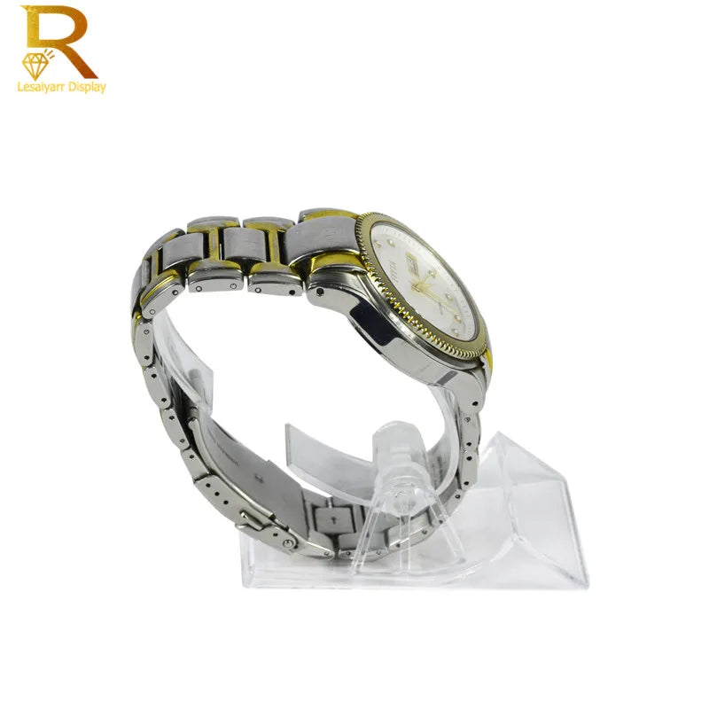10pcs Clear Acrylic Watch Bracelet Bangle Display Stand Rack