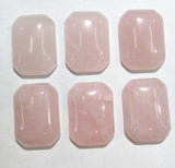 Natural Red Stone Rectangle Cabochons Beads for DIY Jewelry Making 30Pcs