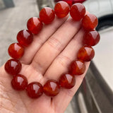 Carnelian Agate Stone Bracelet Elastic Charm Jewelry