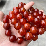 Carnelian Agate Stone Bracelet Elastic Charm Jewelry