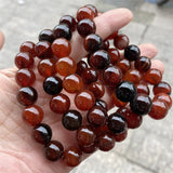Agate Bead Natural Stone Bracelet Elastic Charms Jewelry