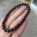 High Wine Garnet Stone Bracelet Elastic Charms Jewelry Party