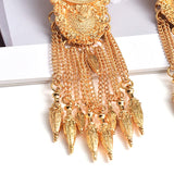 Long Tassel Chain Drop Earrings Statement Metal Jewelry For Women