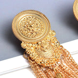 Long Tassel Chain Drop Earrings Statement Metal Jewelry For Women