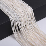 2-2.5mm Natural Cultured Rice Pearl Jewelry Making DIY Kit
