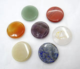 Natural Stone Chakra Beads Choker Set Reiki Pendant 7PCS