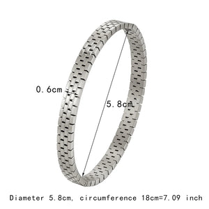 Unique Watch Chain Shape Stainless Steel Bracelet for Women
