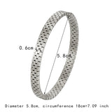 Unique Watch Chain Shape Stainless Steel Bracelet for Women
