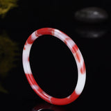 Xinjiang Colorful Jade Bangle Lucky Exorcise Evil Spirits Fine Jewelry