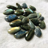 Flash Labradorite Pendant Mixed Stone Beads 5pcs/lot 20-30mm