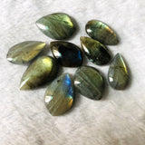 Flash Labradorite Pendant Mixed Stone Beads 5pcs/lot 20-30mm