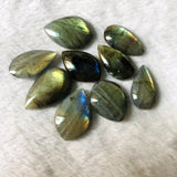 Flash Labradorite Pendant Mixed Stone Beads 5pcs/lot 20-30mm