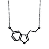 Serotonin Molecule Necklace, 12pcs/lot