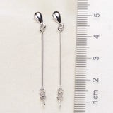 Stud Earrings Mountings Findings for Pearls Beads Stones