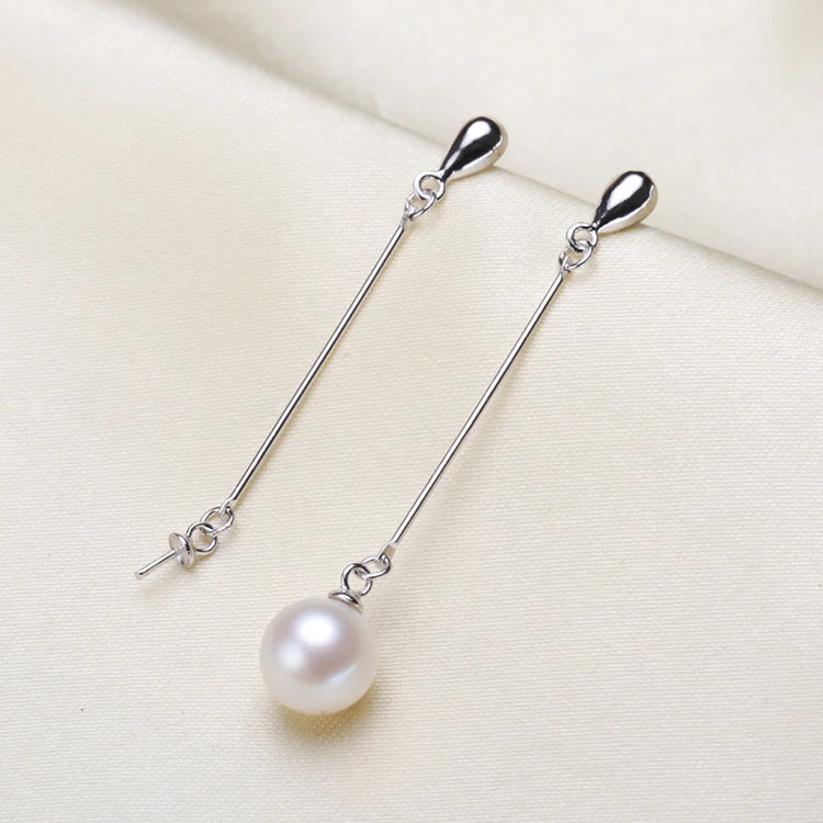 Stud Earrings Mountings Findings for Pearls Beads Stones