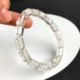 Natural Crystal Bracelet Barrel Beads Hand Row - Stone Jewelry