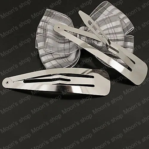 Rhodium Hair Clip DIY Jewelry Findings Accessories 10pc
