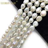 Irregular Baroque Natural Freshwater Pearl Beads for Jewelry Making