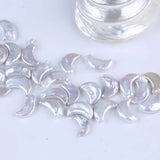 Irregular Moon Shape Freshwater Pearl Beads