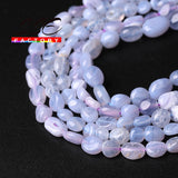 Natural Purple Lace Agates Beads for Jewelry Making 15''