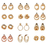 Statement Pendant Metal Drop Earrings for Women
