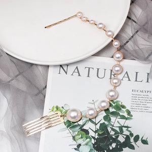 Pearl Wedding Hair Jewelry Bridal Crystal Hair Combs Women Hairpins