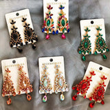 Vintage Crystal Drop Earrings