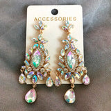 Vintage Crystal Drop Earrings