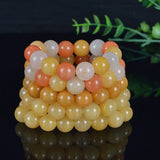 Jade Bead Bracelet Natural Silk 13mm Round Bead
