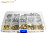 Jewelry Making Kit Alloy Charms and Space Beads for Diy Bracelet Necklace