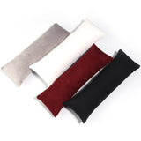 Jewelry Pillow Stand Velvet PU Leather Holder Organizer Bracelet Case