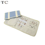 Portable Jewelry Roll Bag Velvet Organizer Storage Box