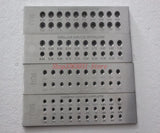 Hexagonal Steel Drawplate 20 Holes Jewelry Tool