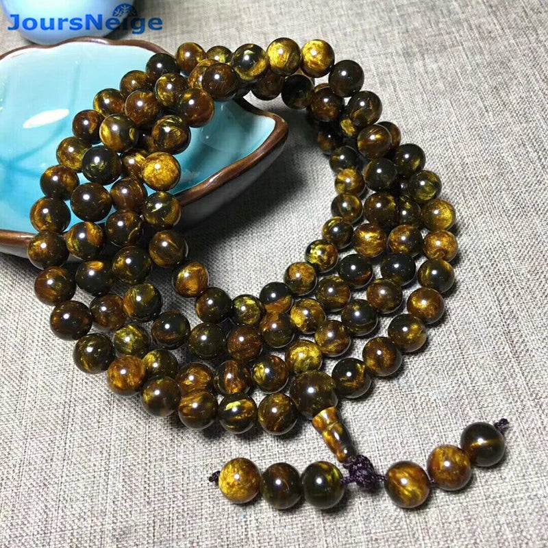 8mm Round Beads Coral Bracelet DIY Buddha Hand String Tibetan Style Jewelry
