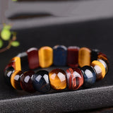 Tiger Eye Natural Stone Bracelet Crystal Jewelry