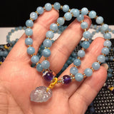 Natural Stone Beads Bracelet Set Lucky Fresh Two Layers Jewelry
