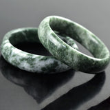 Natural Stone Bangles Flower Pattern Health Lucky Women Mother Gift