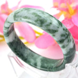 Natural Stone Bangles Flower Pattern Health Lucky Women Mother Gift