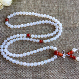 Multilayer Red Crystal Beads Bracelet for Women - 6mm Round Beads