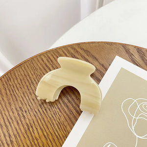 Marbling Hair Clip Claw U-Shape for Girls Acetic Acid Shark Clip