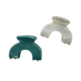 Marbling Hair Clip Claw U-Shape for Girls Acetic Acid Shark Clip