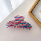 Marbling Hair Clip Claw For Girl Acrylic Shark Clip Hair Accessories