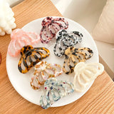 Geometric Hollow Hair Clip Claw Acetic Acid Shark Clip
