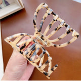 Geometric Hollow Hair Clip Claw Acetic Acid Shark Clip
