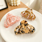 Geometric Hollow Hair Clip Claw Acetic Acid Shark Clip